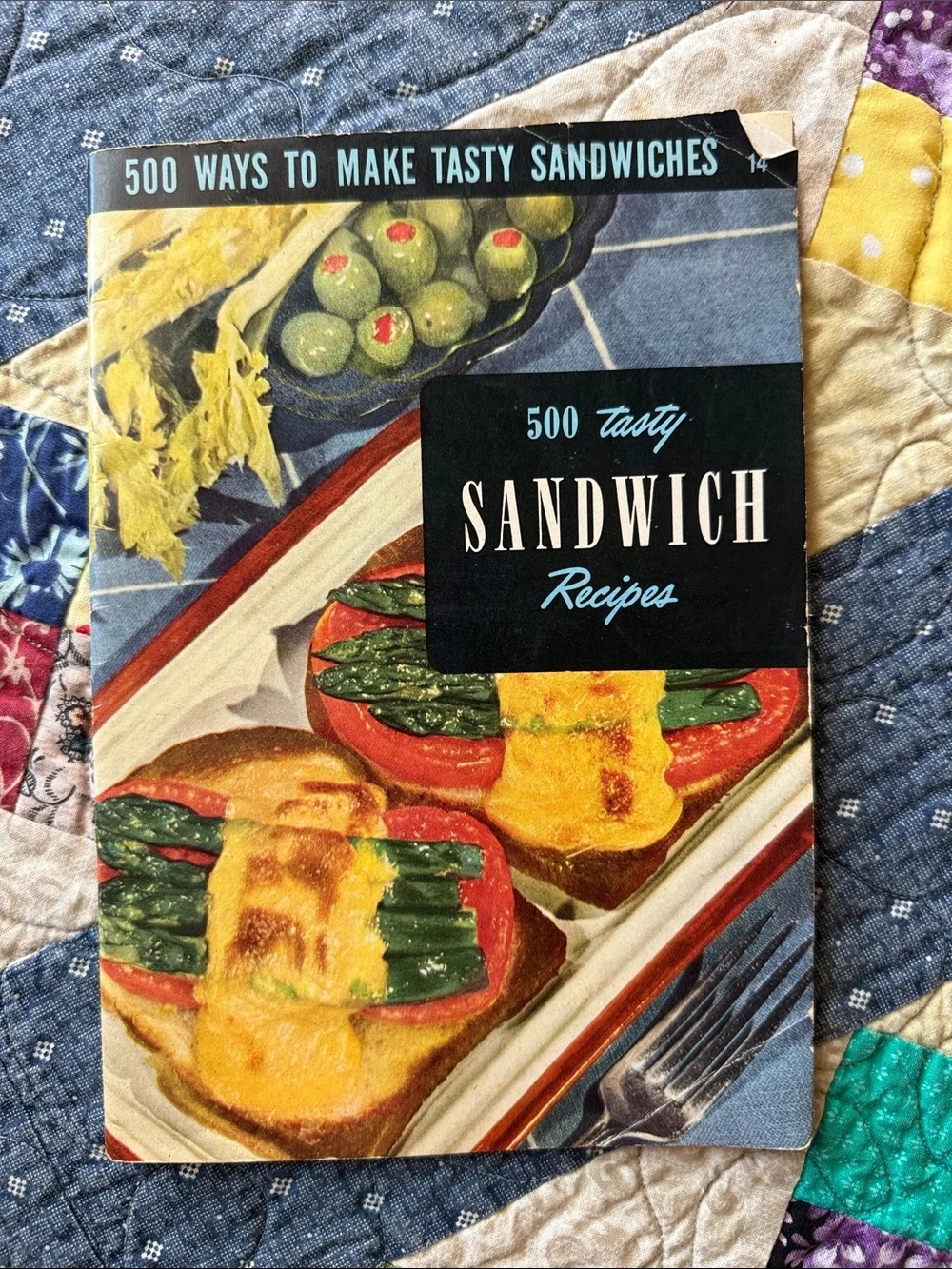 1953 Vintage Cookbook Lot Salads & Sandwiches Mid Century
